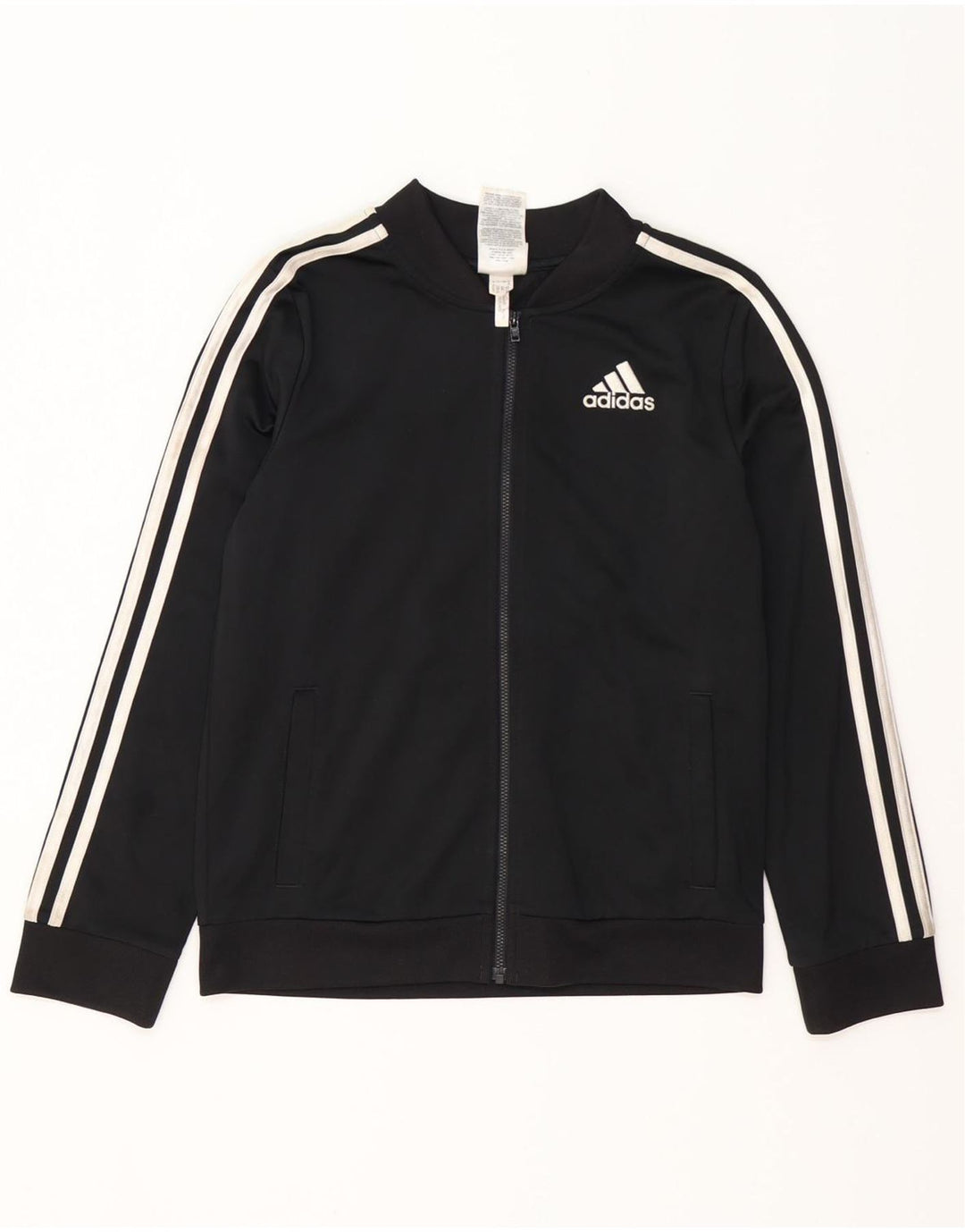Giacca top della tuta da ragazzo ADIDAS 15-16 anni XL poliestere nero