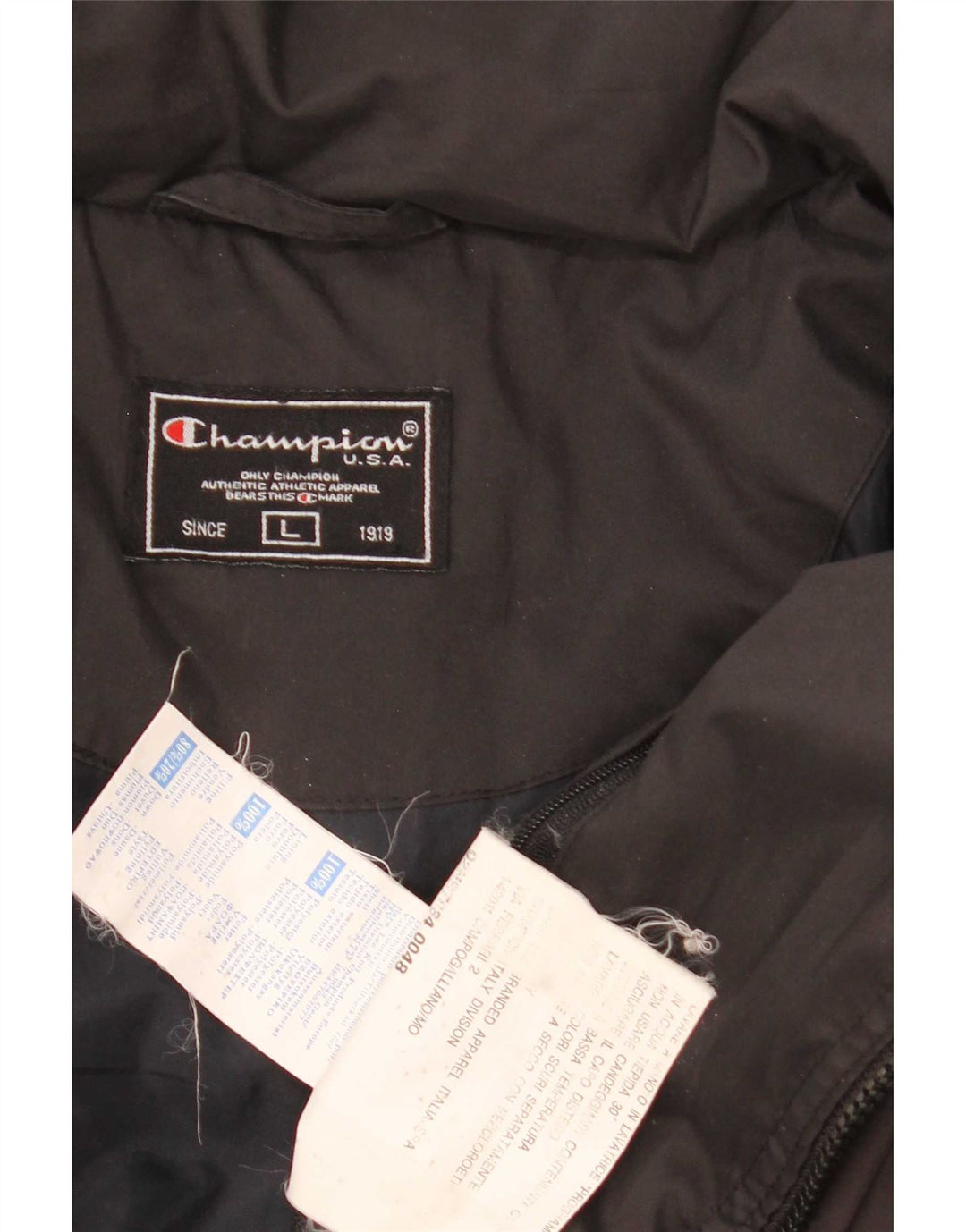 Giacca imbottita da uomo Champion UK 40 grande poliestere nero