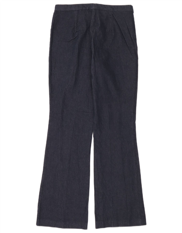 Pantaloni Bootcut da donna Zara medi W28 L32 cotone blu navy