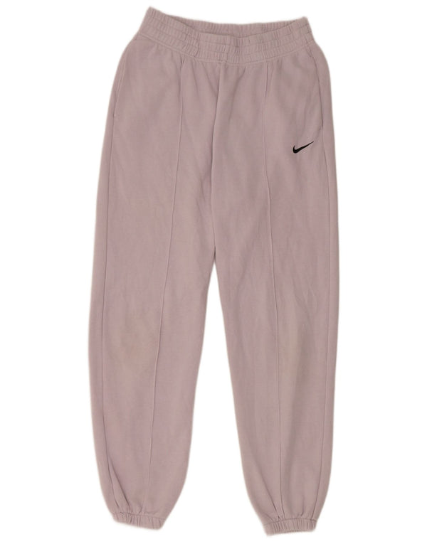 Pantaloni da tuta da donna Nike Joggers UK 10 piccoli cotone viola