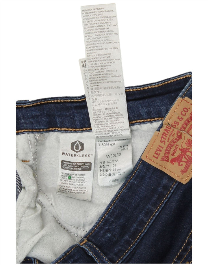 Jeans Levi's da donna 720 bootcut a vita alta W30 L30 cotone blu navy