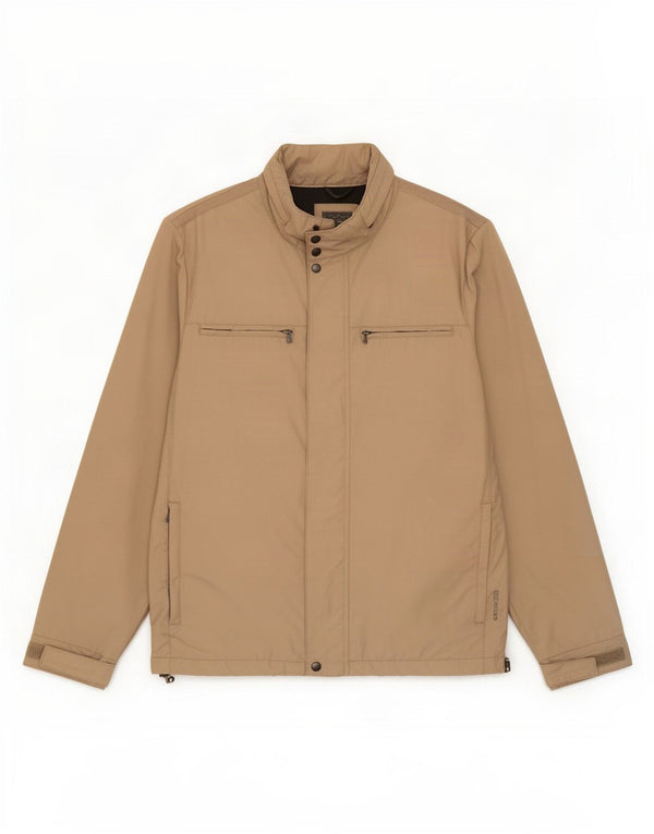 Geox Giacca antipioggia da uomo con cappuccio UK 42 XL Cotone beige