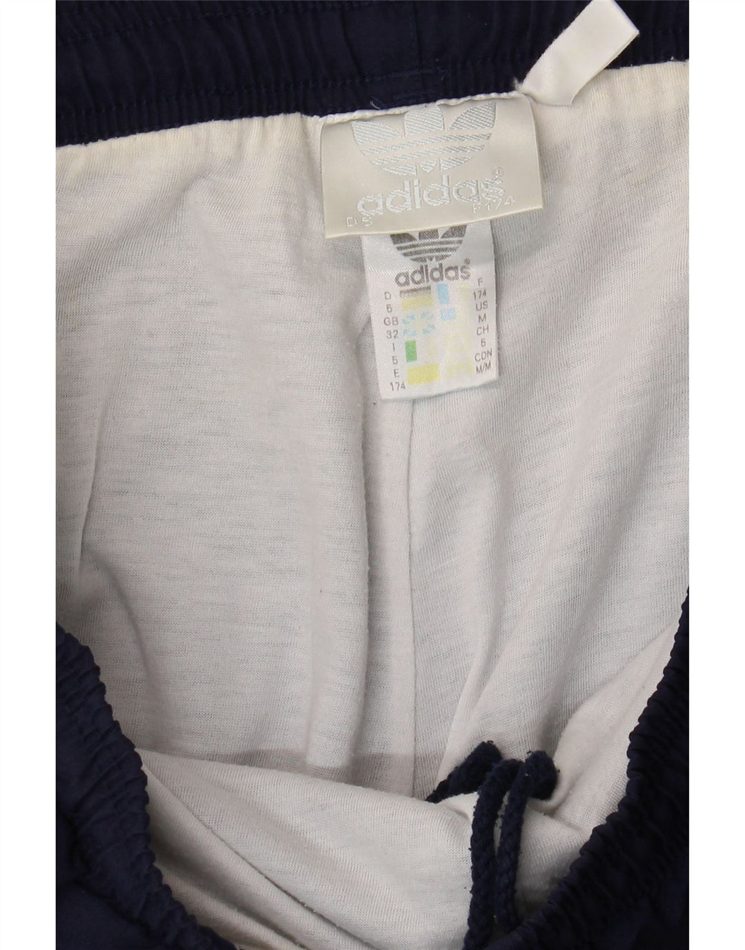 Pantaloni da tuta da uomo Adidas Joggers medi in poliestere blu navy