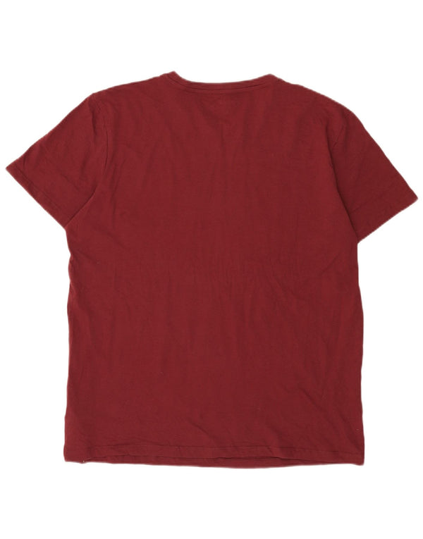 T-shirt da uomo Jack & Jones Top XL in cotone bordeaux