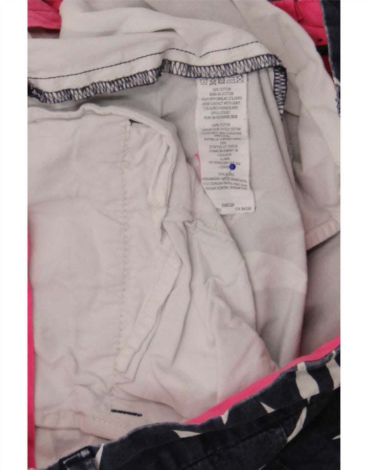 Pantaloncini chino da uomo French Connection W30 cotone geometrico blu medio
