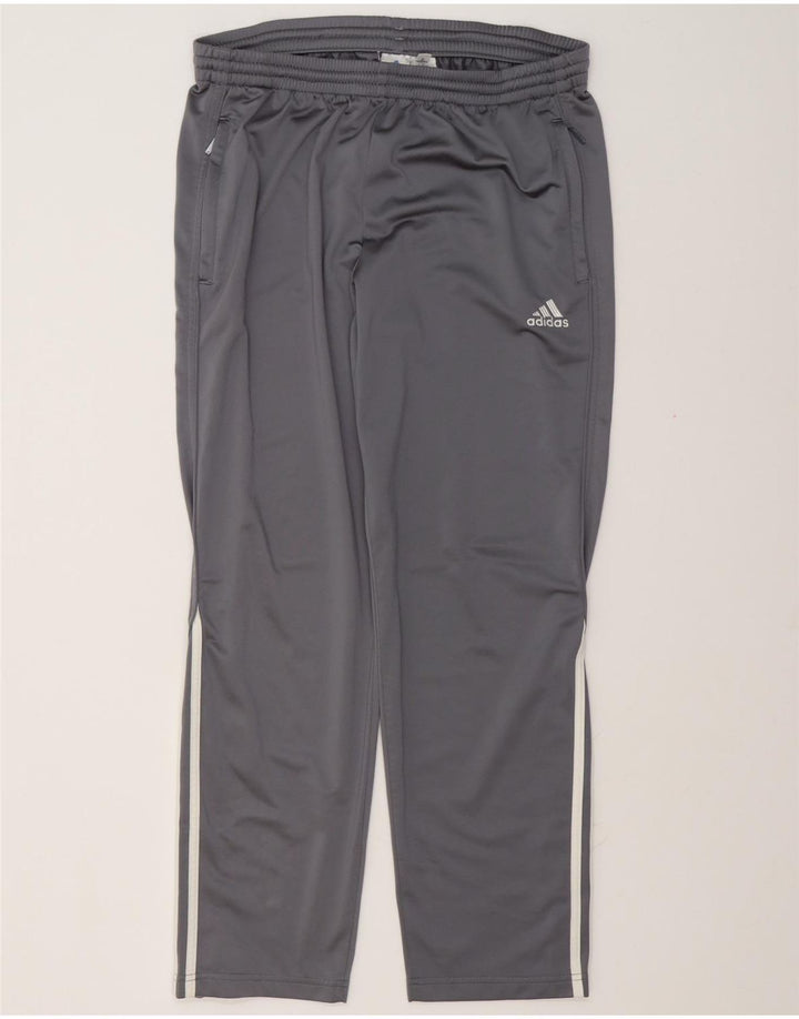 Pantaloni da tuta da uomo Adidas Joggers UK 38/40 Poliestere grigio medio