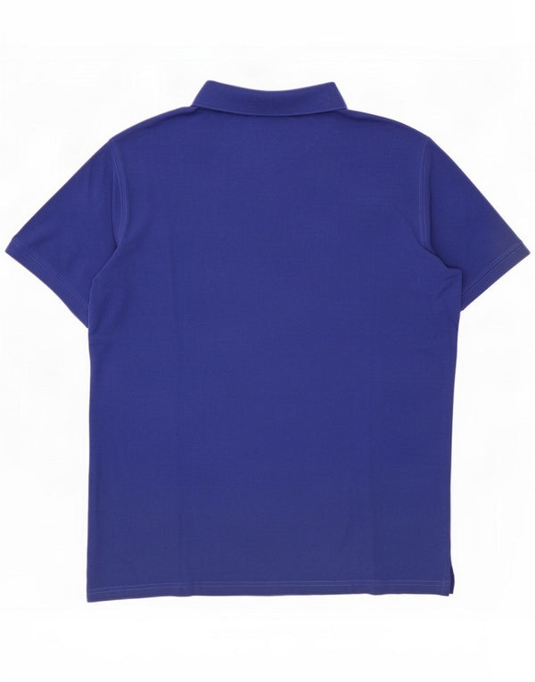 Carrera Polo da uomo 3XL in cotone blu