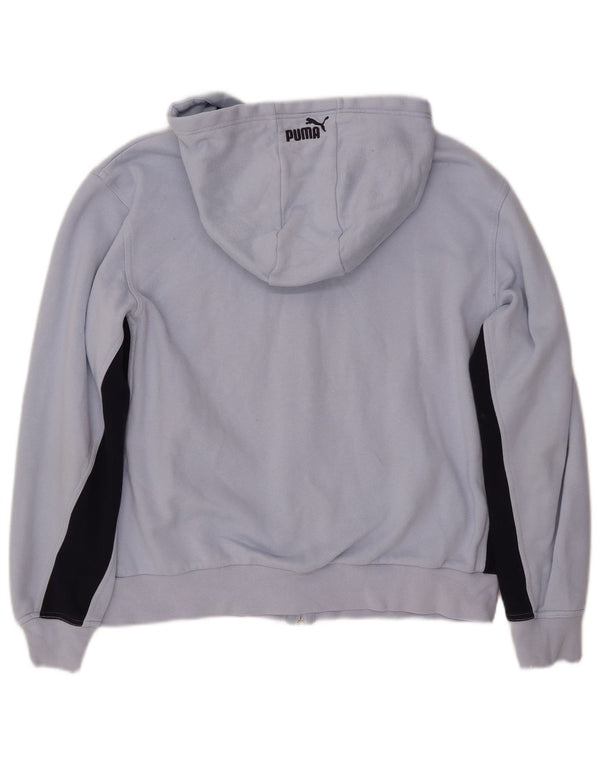 Felpa con cappuccio grafica da donna PUMA UK 14 Cotone color block blu medio