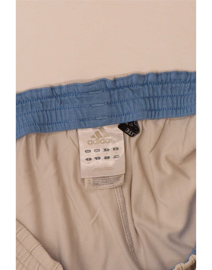 Pantaloncini sportivi Adidas Climalite da uomo in cotone beige medio