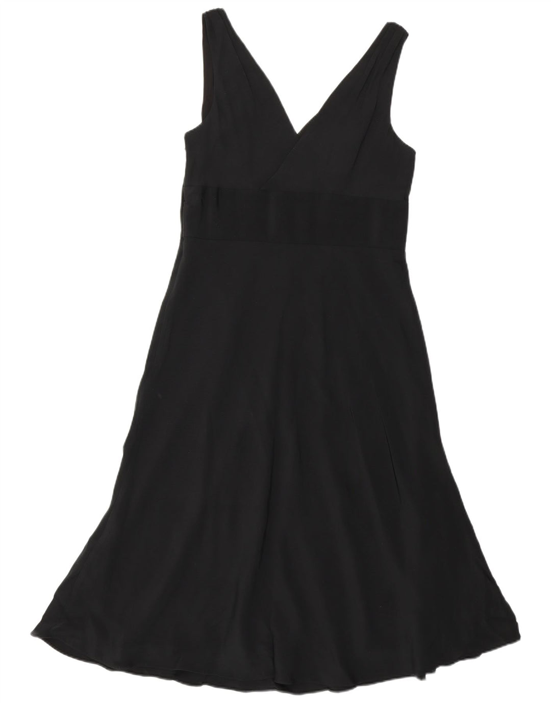 Abito a trapezio senza maniche da donna J. Crew US 10 grande seta nera