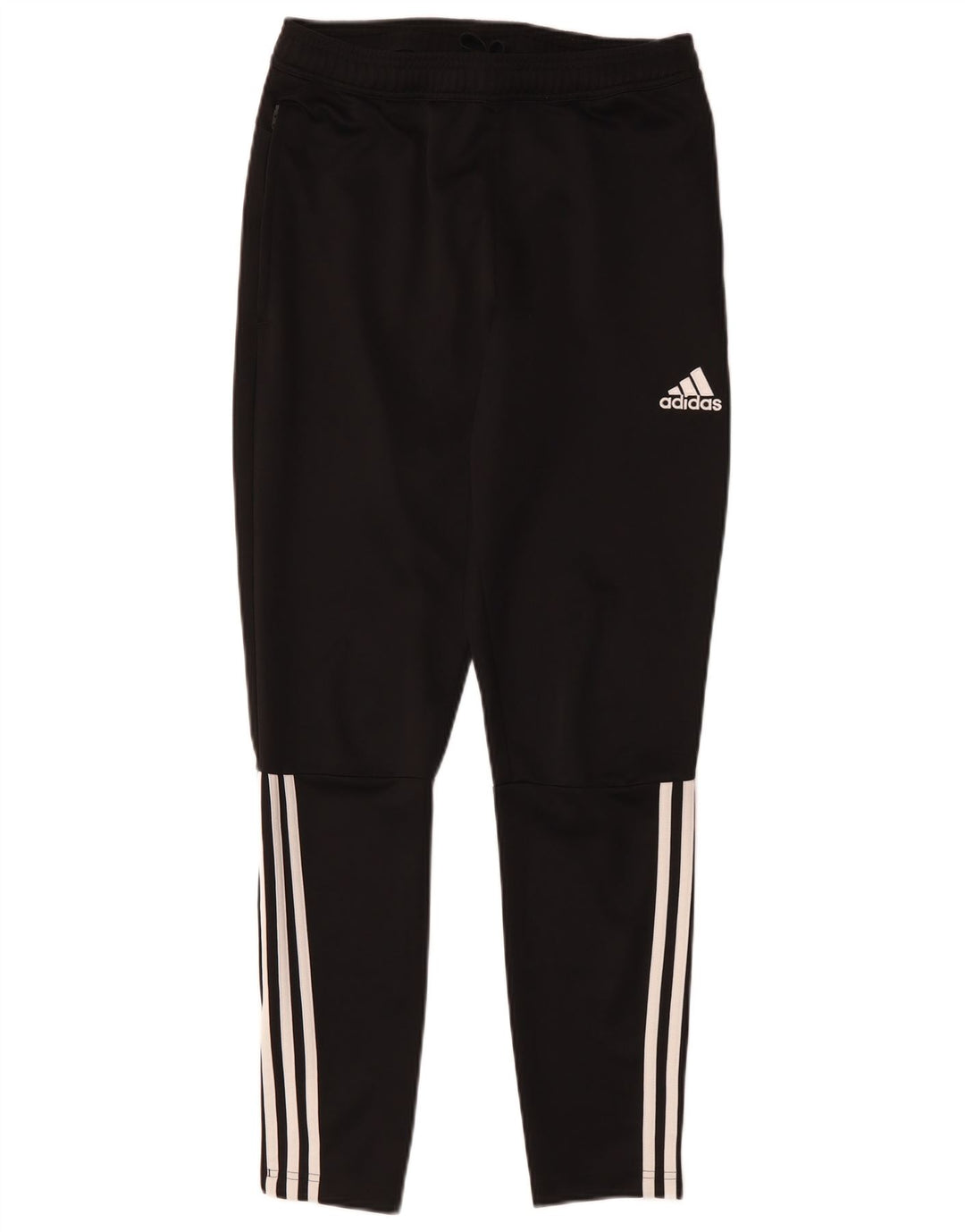 Pantaloni da tuta ADIDAS Climacool da uomo piccoli in poliestere nero