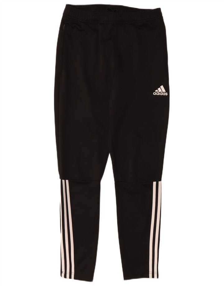 Pantaloni da tuta ADIDAS Climacool da uomo piccoli in poliestere nero