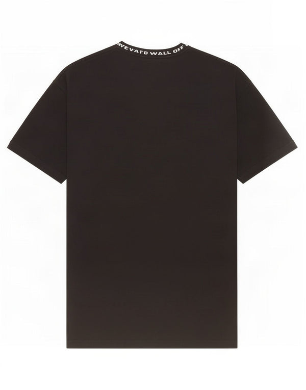 T-shirt grafica da uomo Vans Top grande in cotone nero