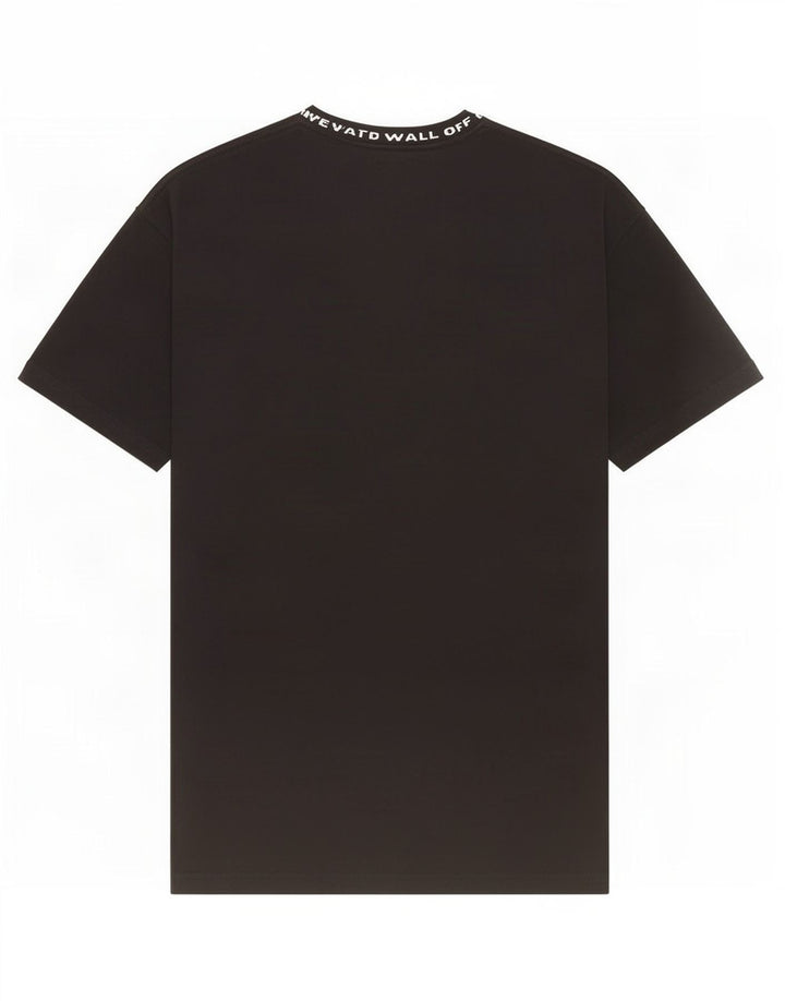 T-shirt grafica da uomo Vans Top grande in cotone nero