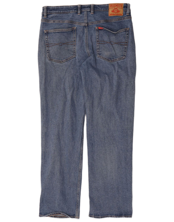 Jeans dritti da uomo Lee Riders W36 L30 cotone blu