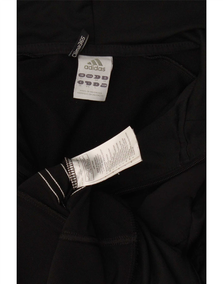 Maglione con cappuccio e zip Adidas Clima 365 da donna UK 12 poliestere nero medio