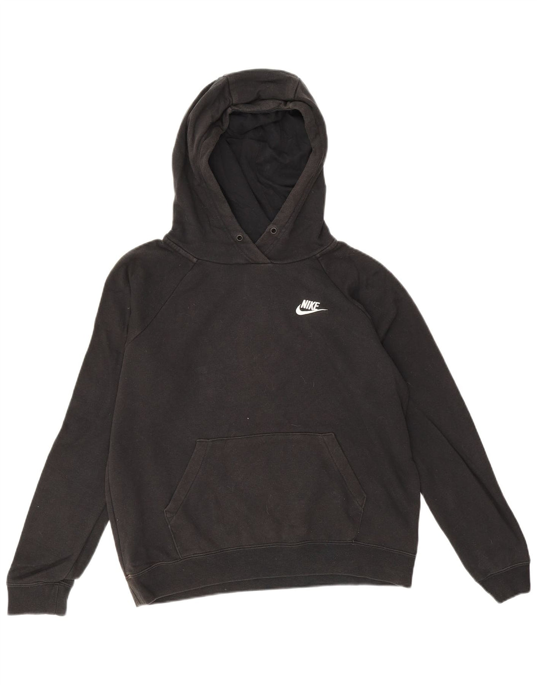 Felpa con cappuccio da uomo Nike Small in cotone nero
