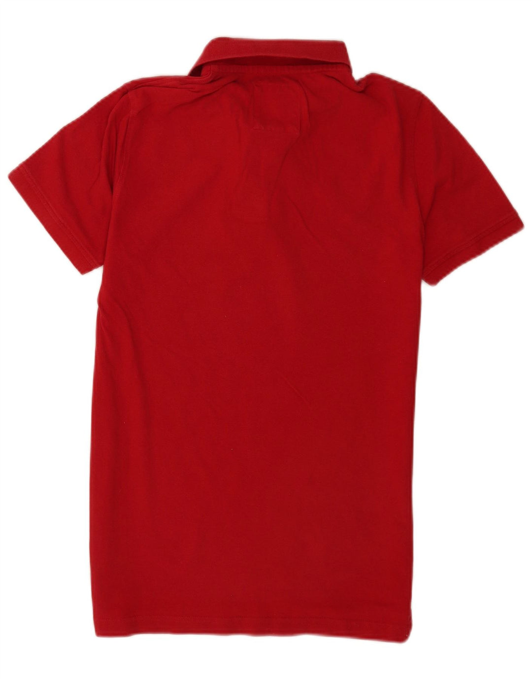 Crew Clothing Polo da uomo piccola in cotone rosso
