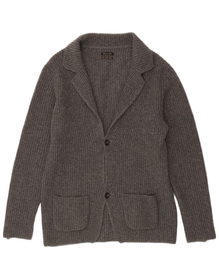 Maglione cardigan da uomo Massimo Dutti XL grigio