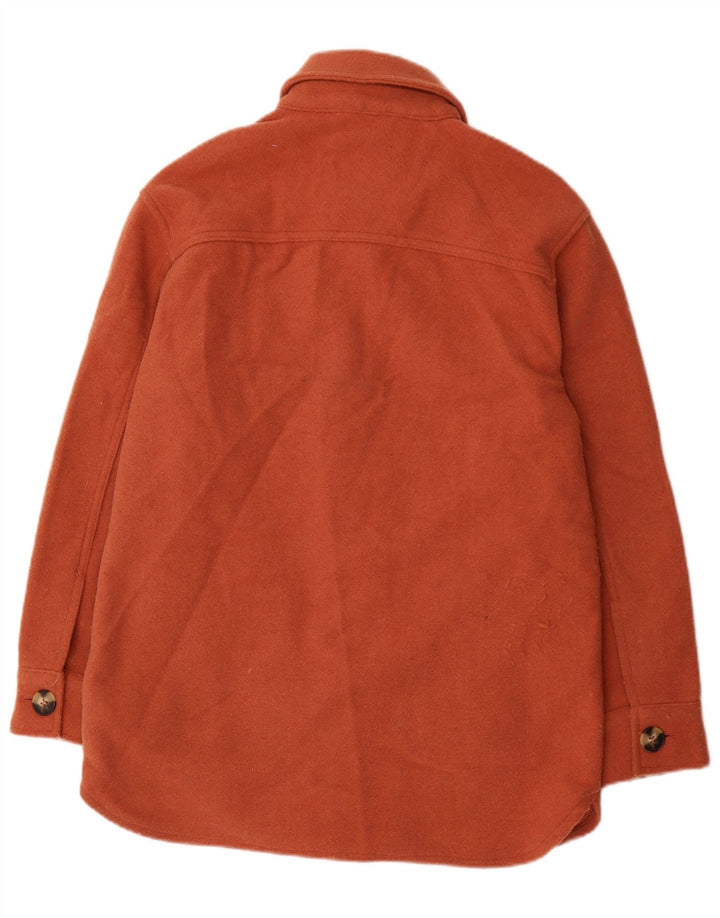 Giacca multiuso oversize da donna Fat Face UK 10 Small Arancione Poliestere