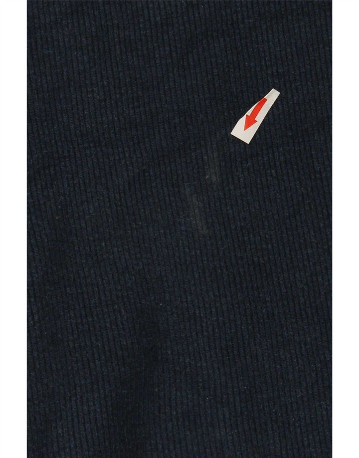 Maglione da uomo Marks & Spencer con zip e collo 3XL poliestere blu navy