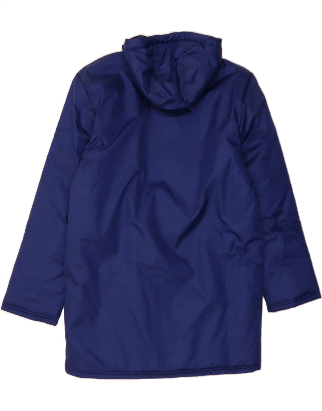 ADIDAS Mens Hooded Windbreaker Coat UK 36 Small Navy Blue Polyester Vintage Adidas and Second-Hand Adidas from Messina Hembry 