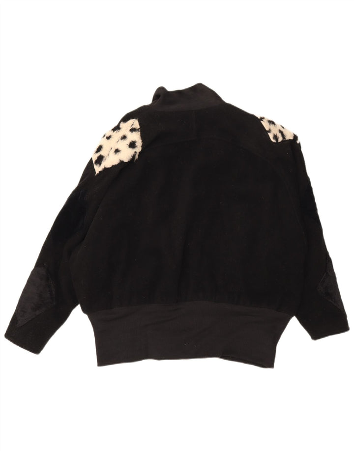 Soprabito oversize vintage da donna it 44 medio nero