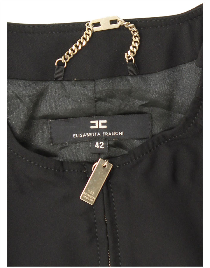 Giacca Blazer Manica 3/4 Donna ELISABETTA FRANCHI IT 42 Media Nera