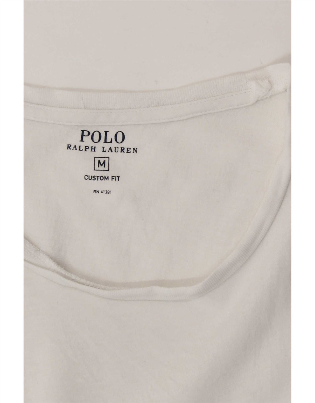Polo Ralph Lauren T-shirt personalizzata da uomo Top bianco medio