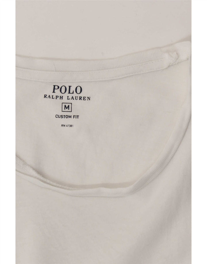 Polo Ralph Lauren T-shirt personalizzata da uomo Top bianco medio