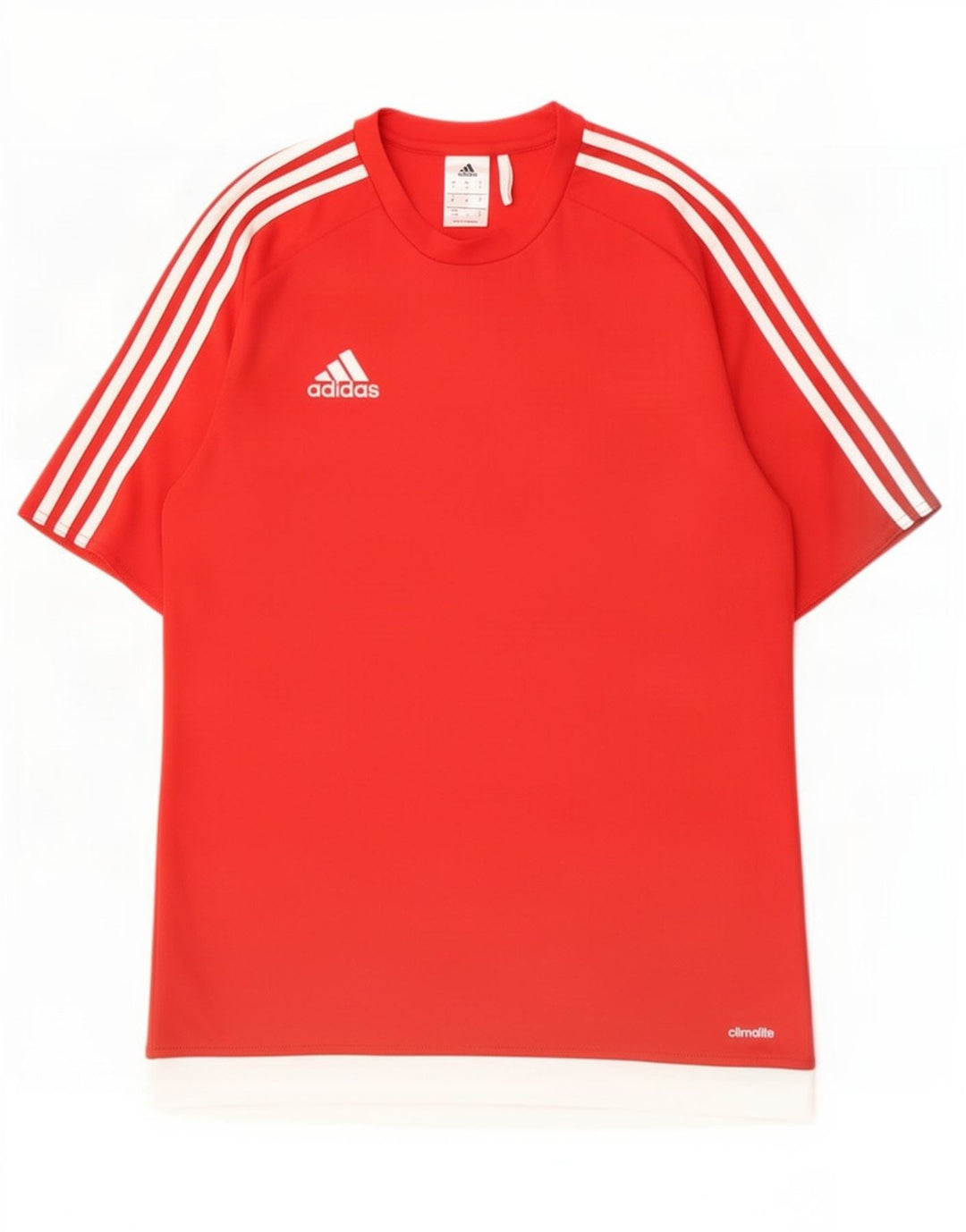 Adidas Uomo Climalite Medium Rosso Colourblock Poliestere