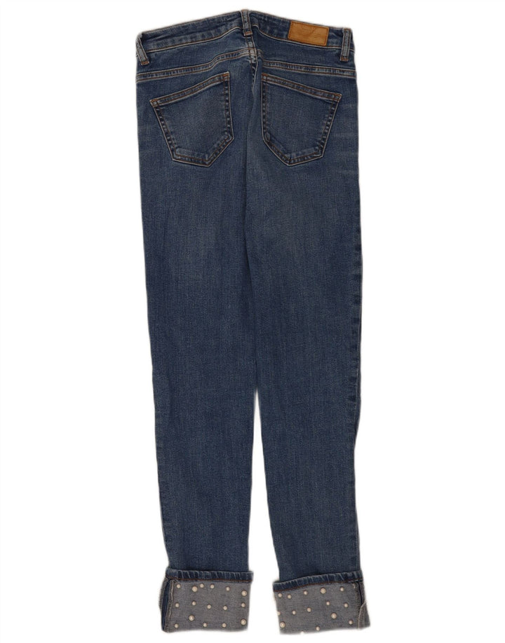Jeans slim da donna Zara EU 34 2XS W24 L26 Blu