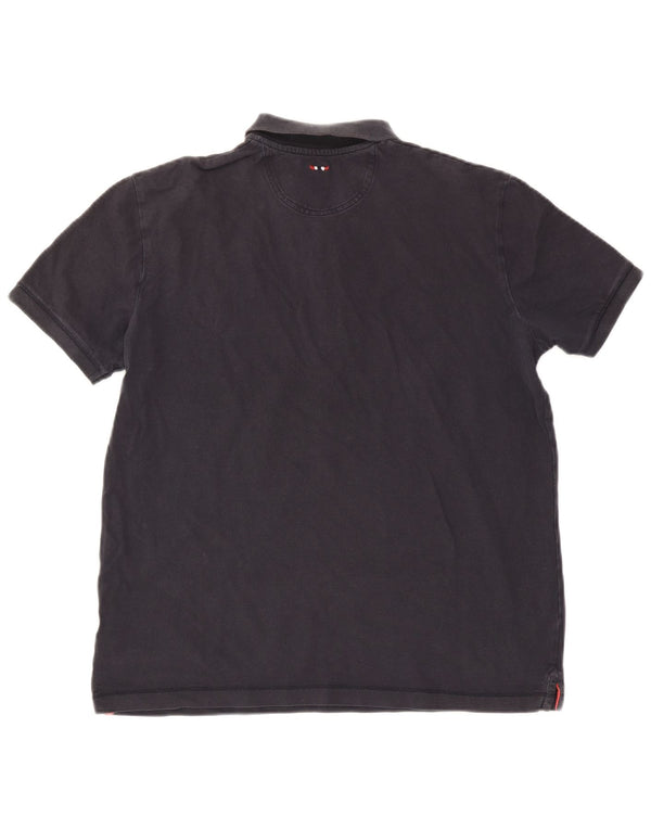 Polo geografica da uomo Napapijri XL blu navy