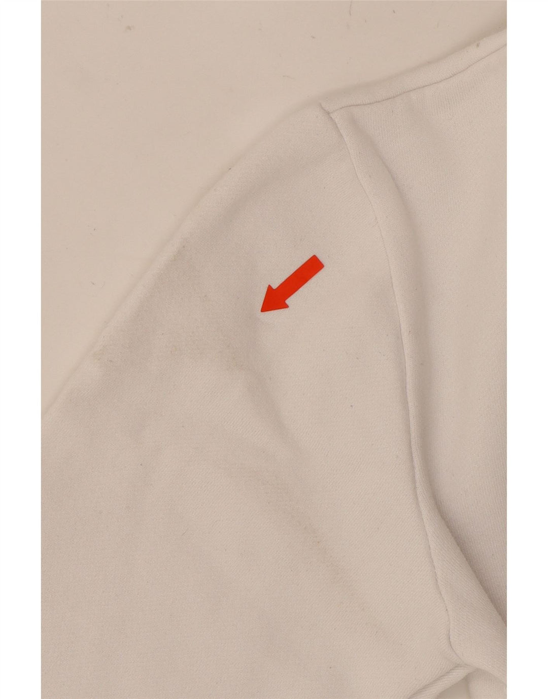 ELLESSE Womens Graphic Sweatshirt Jumper UK 10 Small White Cotton Vintage Ellesse and Second-Hand Ellesse from Messina Hembry 
