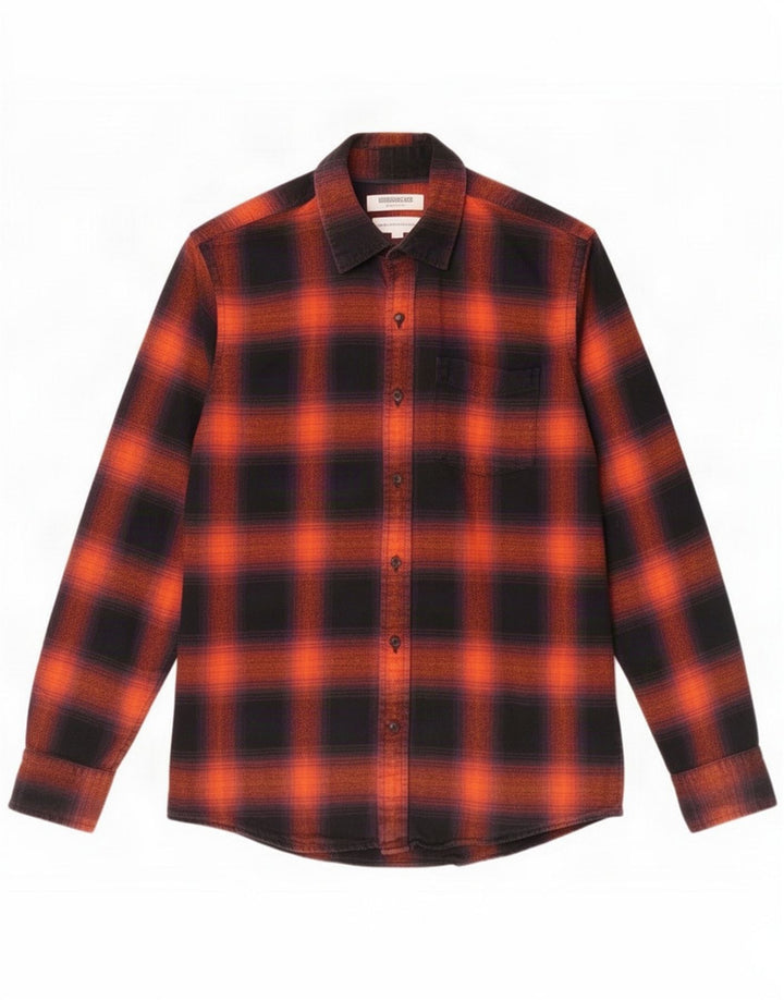 Camicia da uomo in flanella Goodthreads XS in cotone scozzese rosso