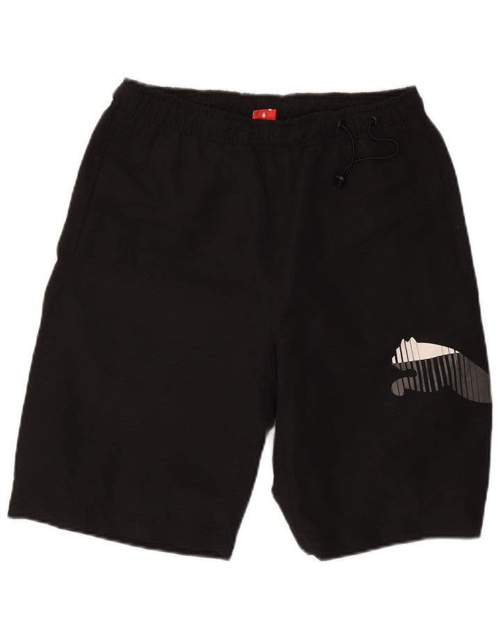 Pantaloncini sportivi grafici da uomo Puma piccoli neri