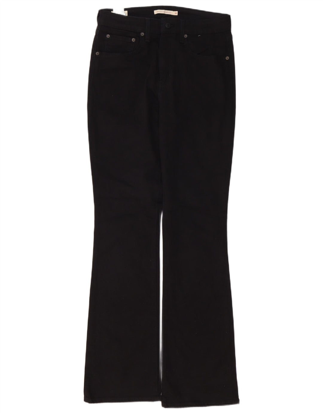 LEVI'S Jeans da donna 725 a vita alta bootcut W30 L32 cotone nero