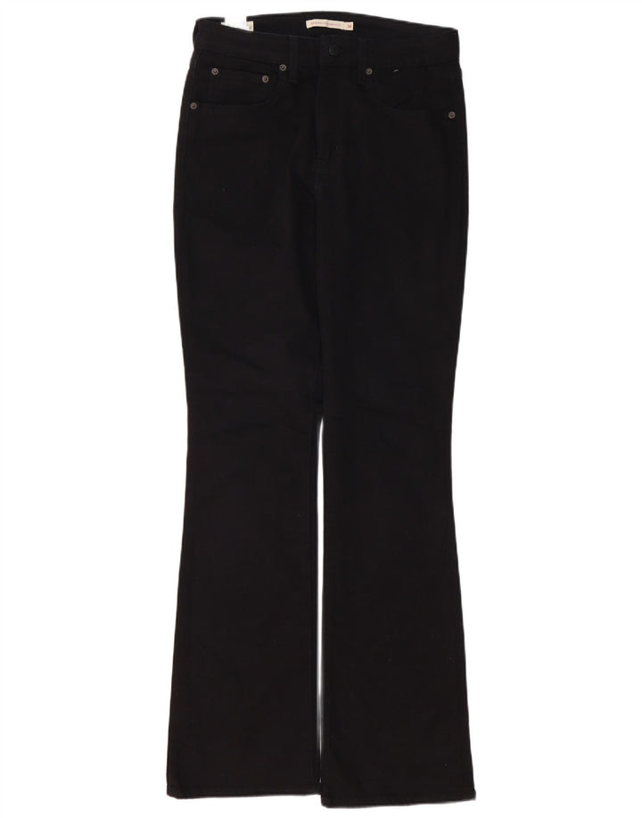 LEVI'S Jeans da donna 725 a vita alta bootcut W30 L32 cotone nero