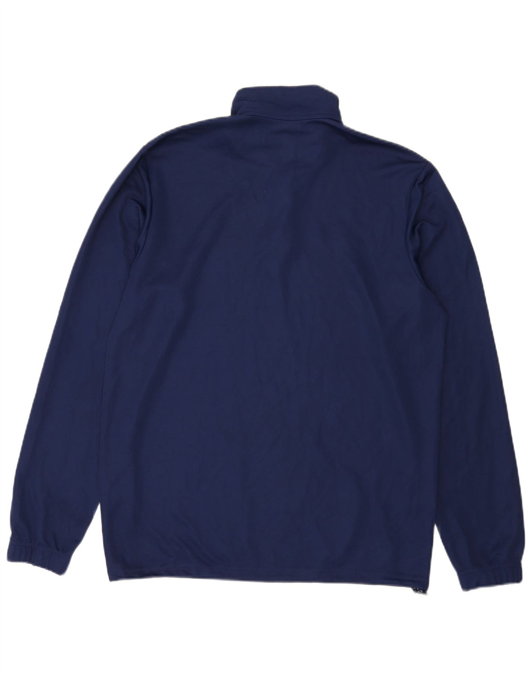 Adidas Uomo Aeroready Zip Neck Pullover Tuta Top Large Blu Navy