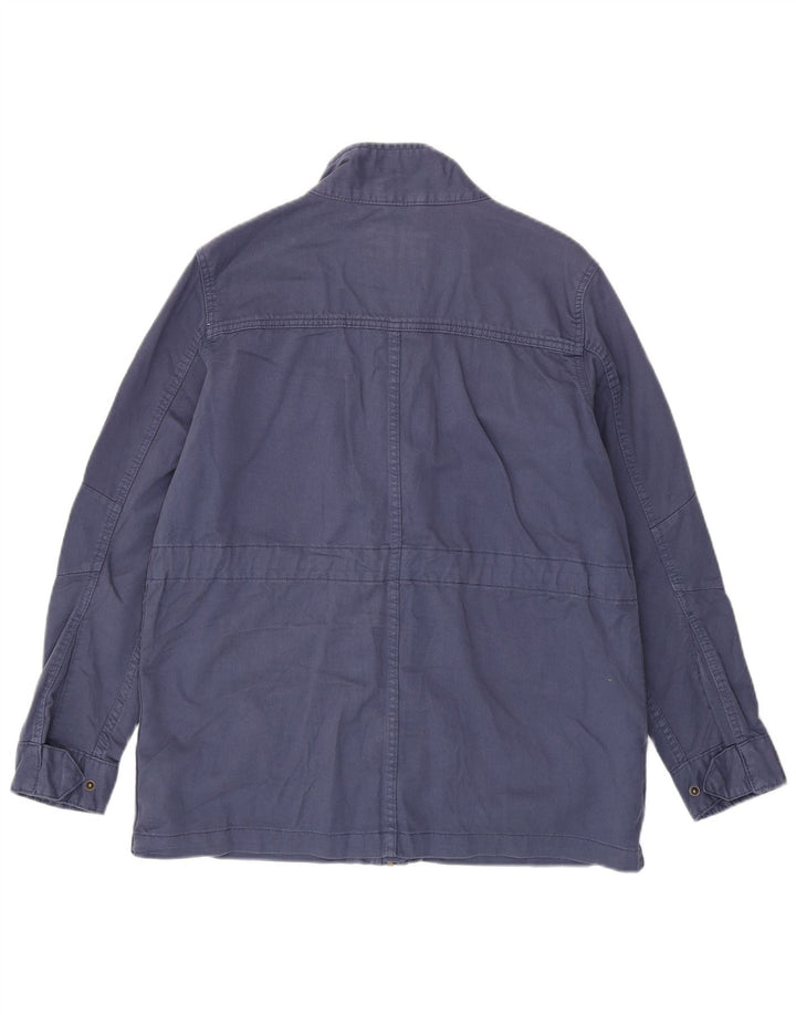 Giacca multiuso oversize da donna Marks & Spencer UK 10 piccola blu navy