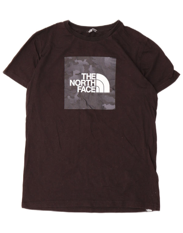 T-shirt grafica da ragazzo The North Face Top 15-16 anni 2XL cotone nero