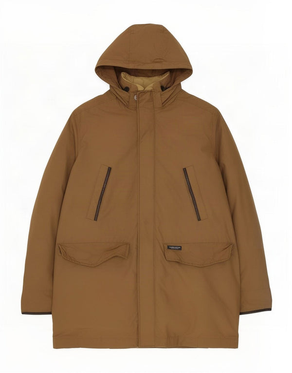 Giacca Parka con cappuccio da uomo Woolrich UK 44 2XL Marrone