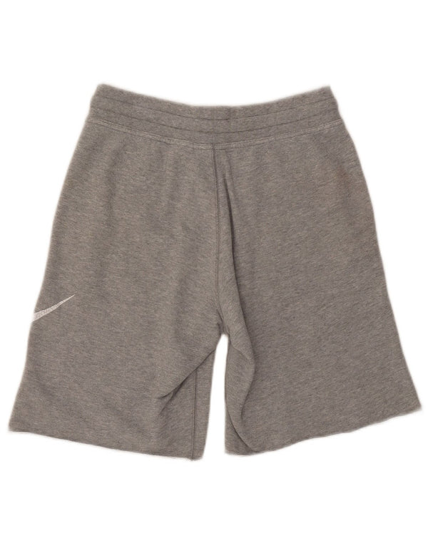 Pantaloncini sportivi Nike da uomo con grafica piccola in cotone grigio