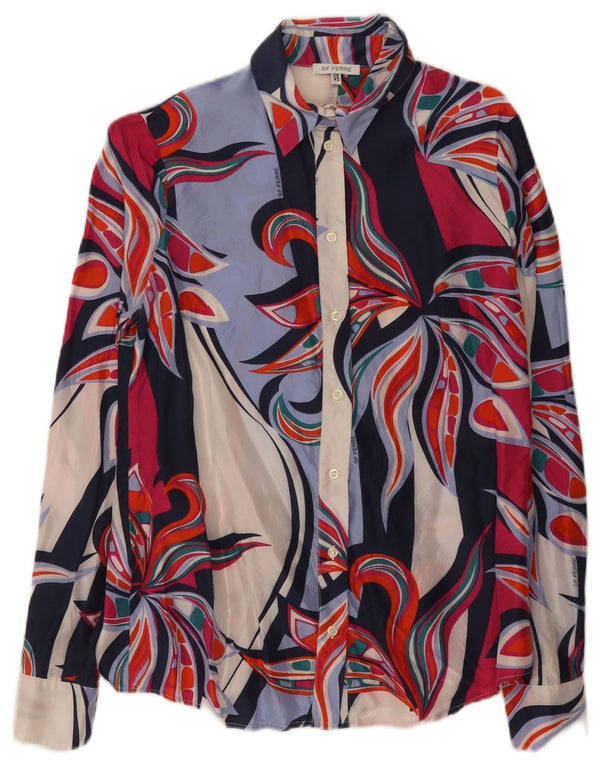 Camicetta Camicia Donna GF Ferre IT 42 Seta floreale multicolore media