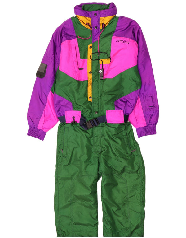 Tuta da sci con cappuccio da uomo Nevica UK 42 Large multicolore Colourblock