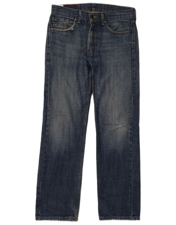 Jeans dritti da donna Levi's W30 L30 in cotone blu navy