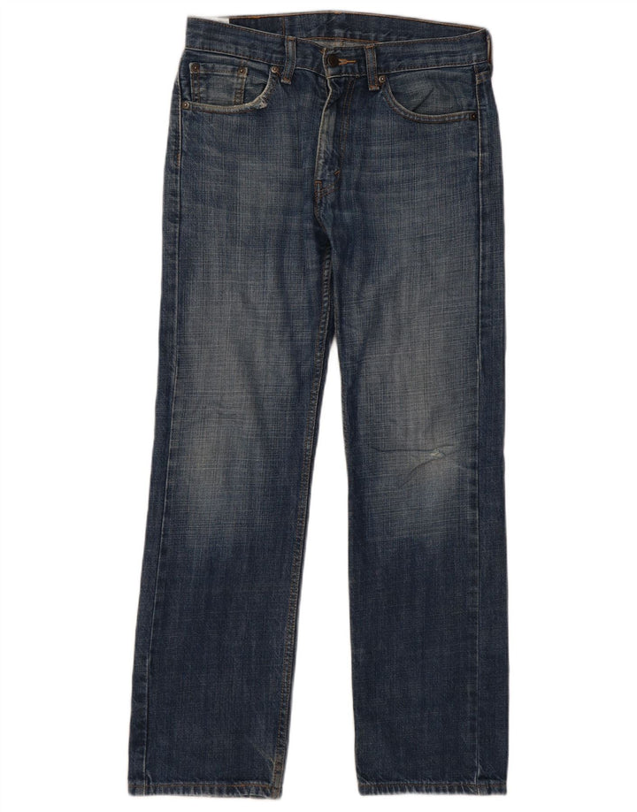 Jeans dritti da donna Levi's W30 L30 in cotone blu navy