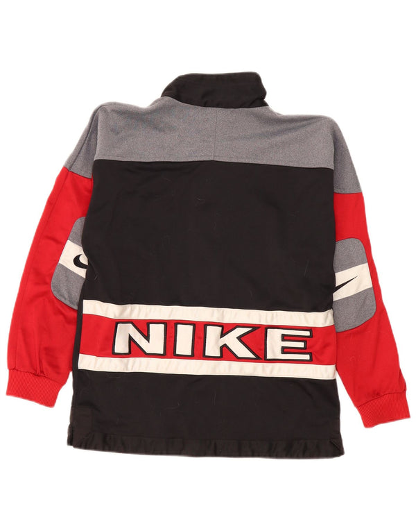 Giacca da ginnastica grafica da ragazzo Nike 12-13 anni Large Black Colourblock