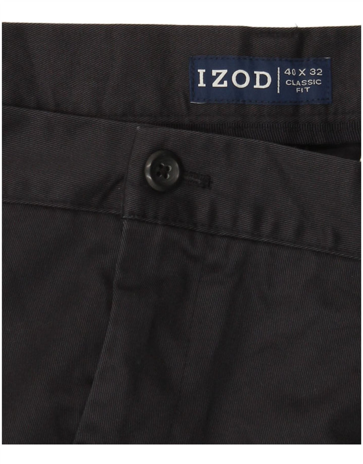 Pantaloni corti da uomo con vestibilità classica IZOD W40 L25 blu navy