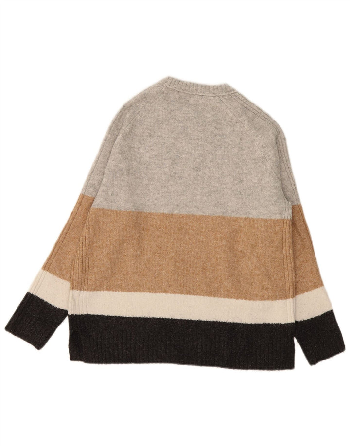 Maglione maglione girocollo da donna Marks & Spencer UK 14 Grigio medio